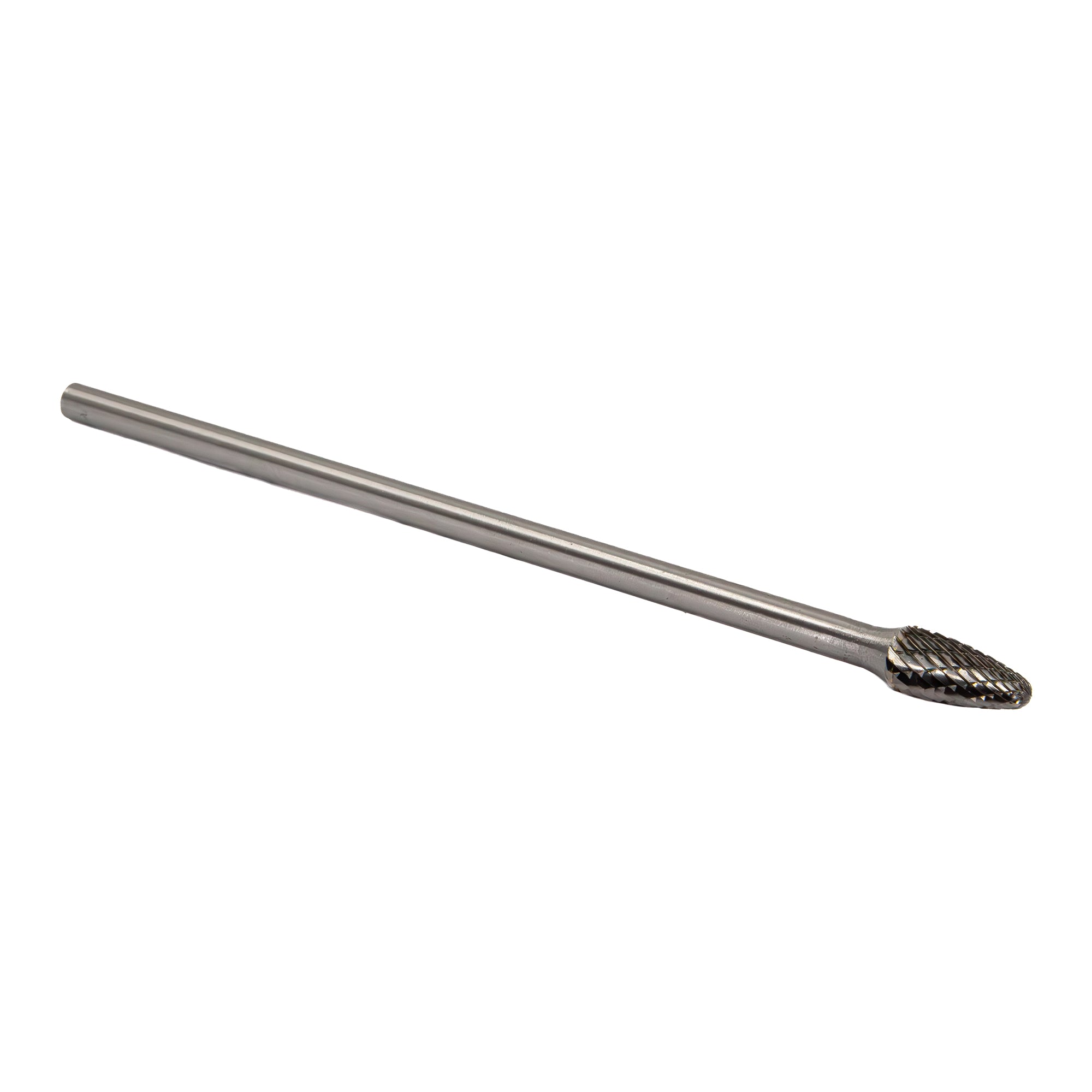 SF-1 1/4" X 5/8" X 6" Long Shank Tree Radius End Carbide Bur 1/4" Shank