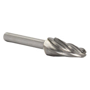 SL-6NF 5/8" X 1-5/16" Cone Carbide Bur 1/4" Shank for Aluminum