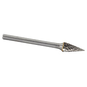 SM-53 3/16" X 1/2" Cone Pointed End Carbide Bur 1/8" Shank