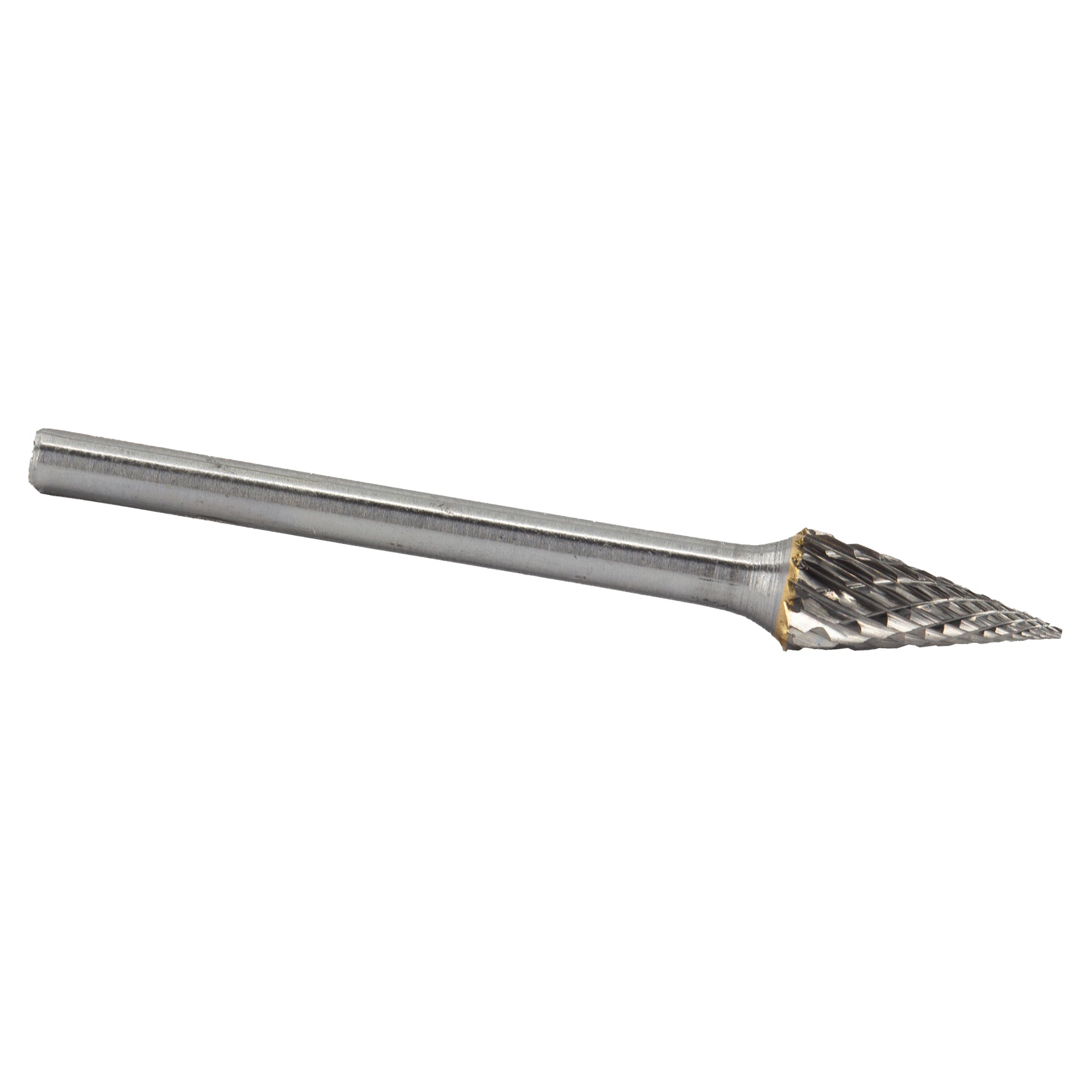 SM-53 3/16" X 1/2" Cone Pointed End Carbide Bur 1/8" Shank