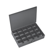 20 Hole Large Metal Locking Drawer Compartment Box