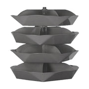 44" Metal Revolving Rotabin with 20 Compartments
