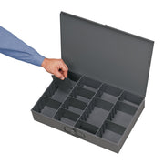 Variable Hole Metal Locking Drawer Compartment Box