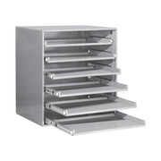 6 Bearing Slide Larger Metal Storage Rack Cabinet