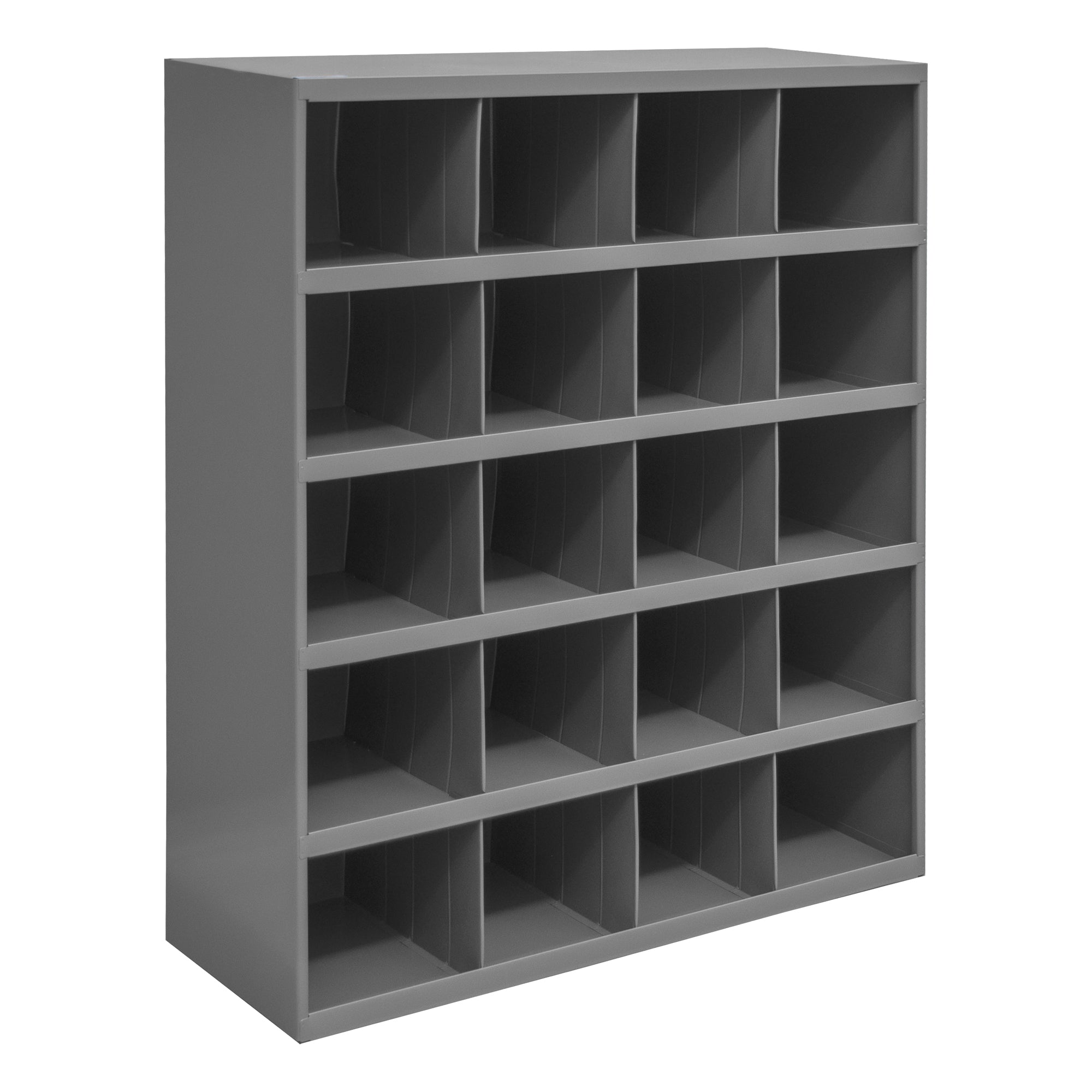 20 Hole Metal Divider Bin 12" Deep