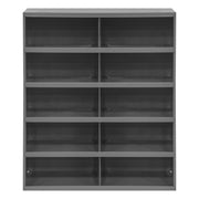 10 Hole Metal Divider Bin 12" Deep