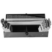 115 Piece HSS Black Oxide Jobber Length Drill Bit Set, DWDN, 1/16"- 1/2", A - Z, #1 - #60