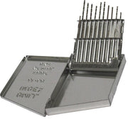 20 Piece HSS Black Oxide Jobber Length Drill Bit Set, DWDN, #61 - #80