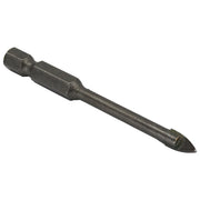 1/4" Carbide Tipped Glass & Tile Drill Bit with Hex Shank