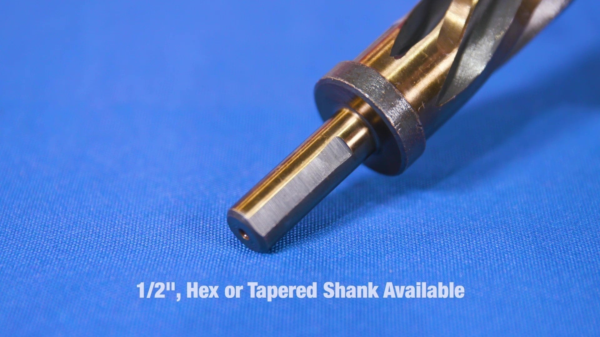 1" HSS 1/2" Straight Shank Bridge Reamer