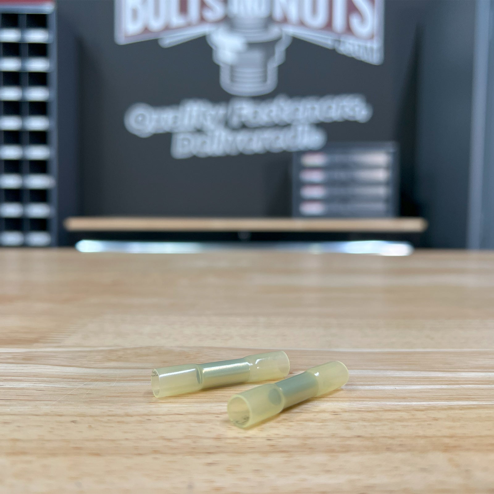 Yellow Heat Shrink Marine Grade Butt Connectors, AWG 12-10