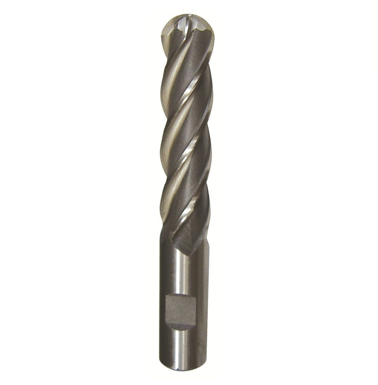 1/4" X 3/8" HSS 4 Flute Single End Ball End Mill