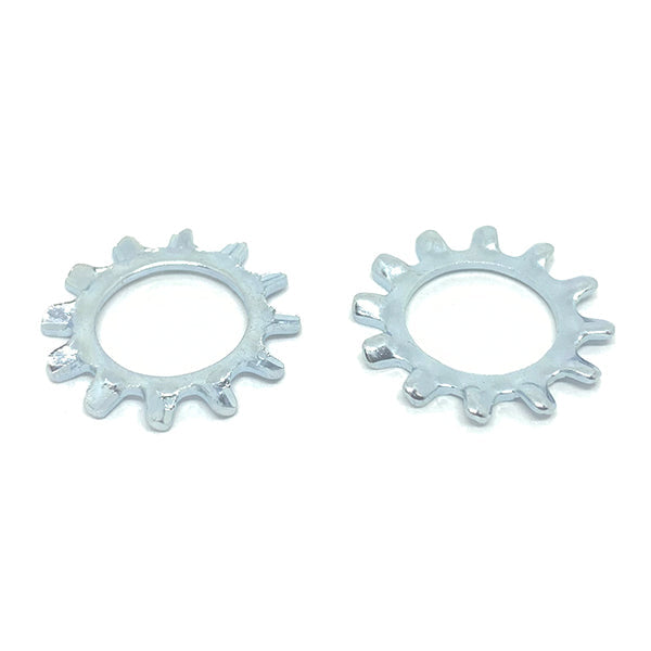 1/4" Steel External Tooth Lock Washer Zinc