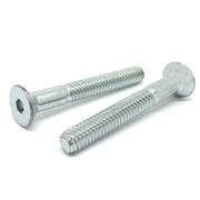 3/8-16x3" Alloy Flat Head Socket Cap Screws Zinc Clear