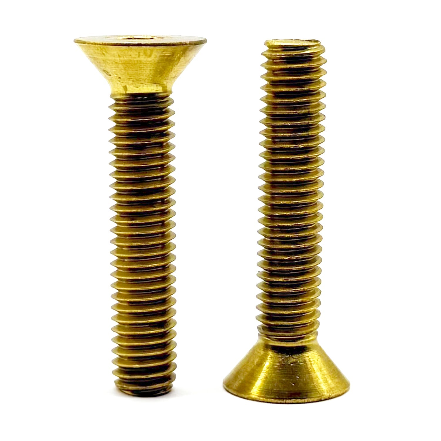 #2-56x3/16" Brass Flat Head Socket Cap Screw