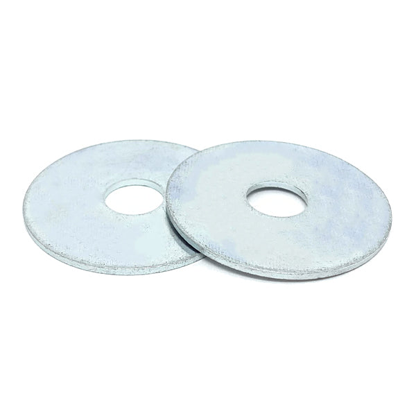 1/4"x1-1/4 Steel 1/16" Thick Fender Washers Zinc