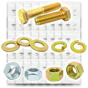 7/16"-20 Fine Grade 8 Hex Cap Screws, Nuts, & Washers - 527 PCS