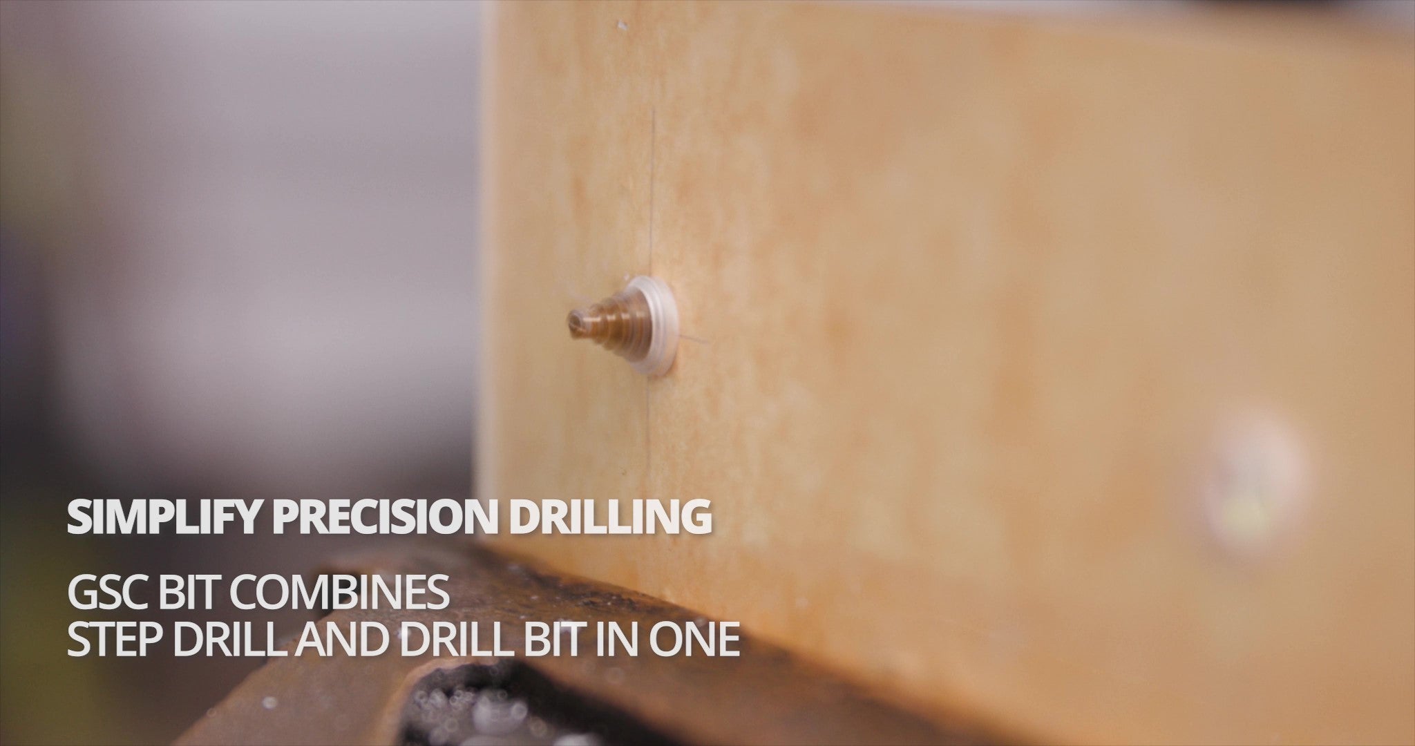 17/64" Stepped Point Cobalt Drill Bit with 3-Flat Shank