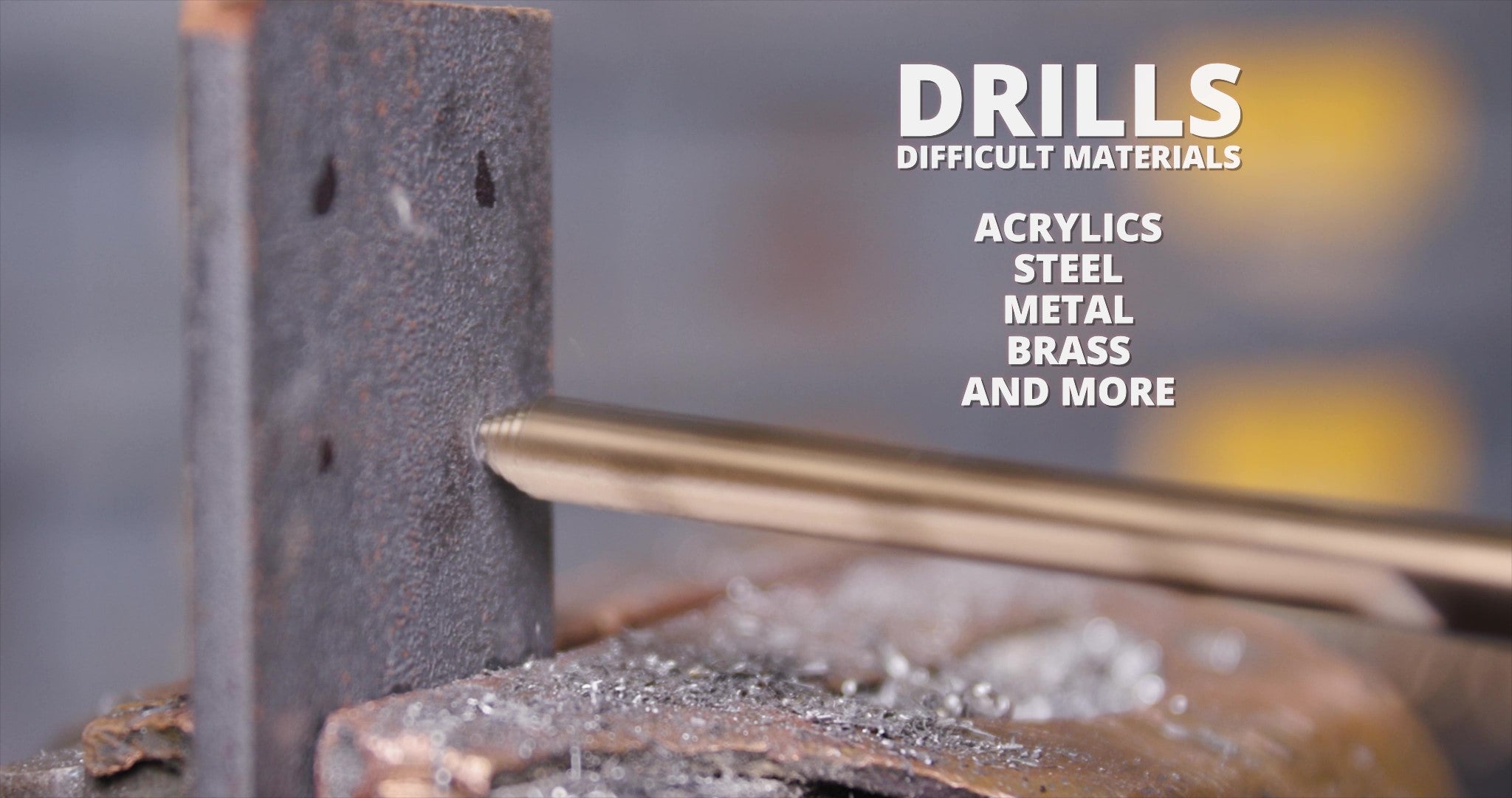 19/64" Stepped Point Cobalt Drill Bit with 3-Flat Shank