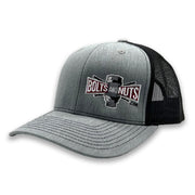 Gray & Black BoltsandNuts.com Adjustable Embroidered Logo Hat