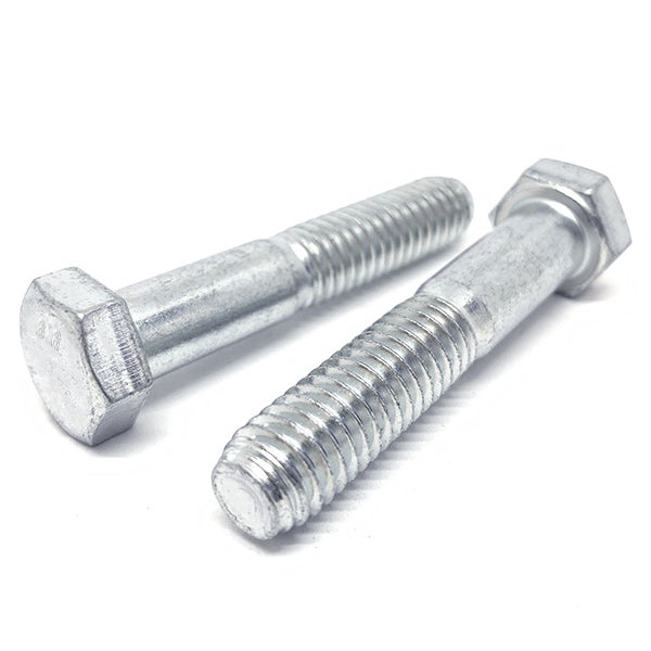 M6-1.0x45 Class 8.8 Hex Cap Screws Zinc Clear