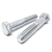 M10-1.25x100 Class 8.8 Hex Cap Screws Zinc Clear