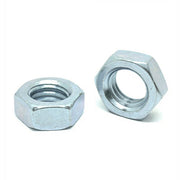 7/16"-20 Grade A Hex Jam Nuts Zinc
