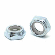 7/16"-14 Grade A Nylon Insert Hex Jam Nuts Zinc