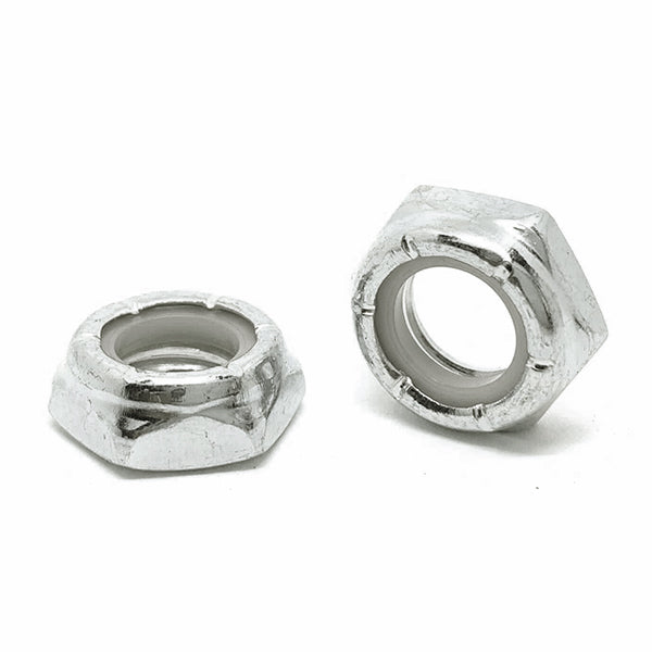 #4-48 18-8 Stainless Steel Nylon Insert Hex Jam Nuts
