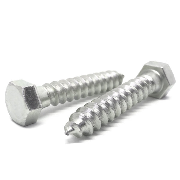 3/8-7x1-1/2" 18-8 Stainless Steel Hex Lag Screws