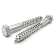1/4-10x5" 316 Stainless Steel Hex Lag Screws
