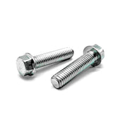 M6-1.0x40 Hex Flange Bolt Smooth Head Off Road Moto Hardware Zinc