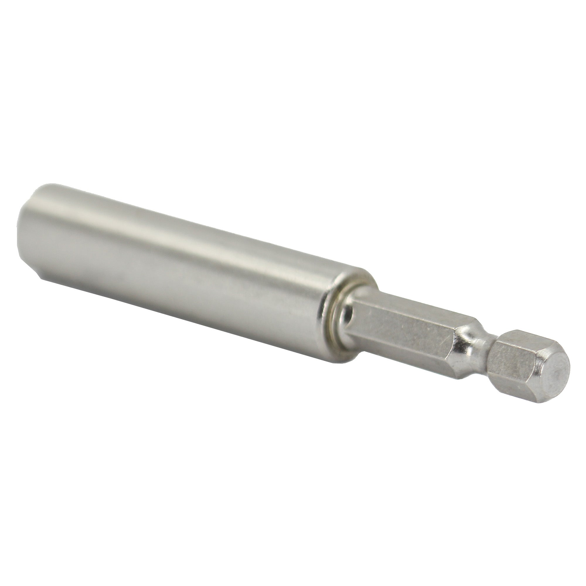 3" Long Stainless Steel Magnetic Bit Holder with Ring