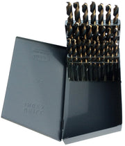 26 Piece HSS Black & Gold KFD Split Point Jobber Length Drill Bit Set, A - Z