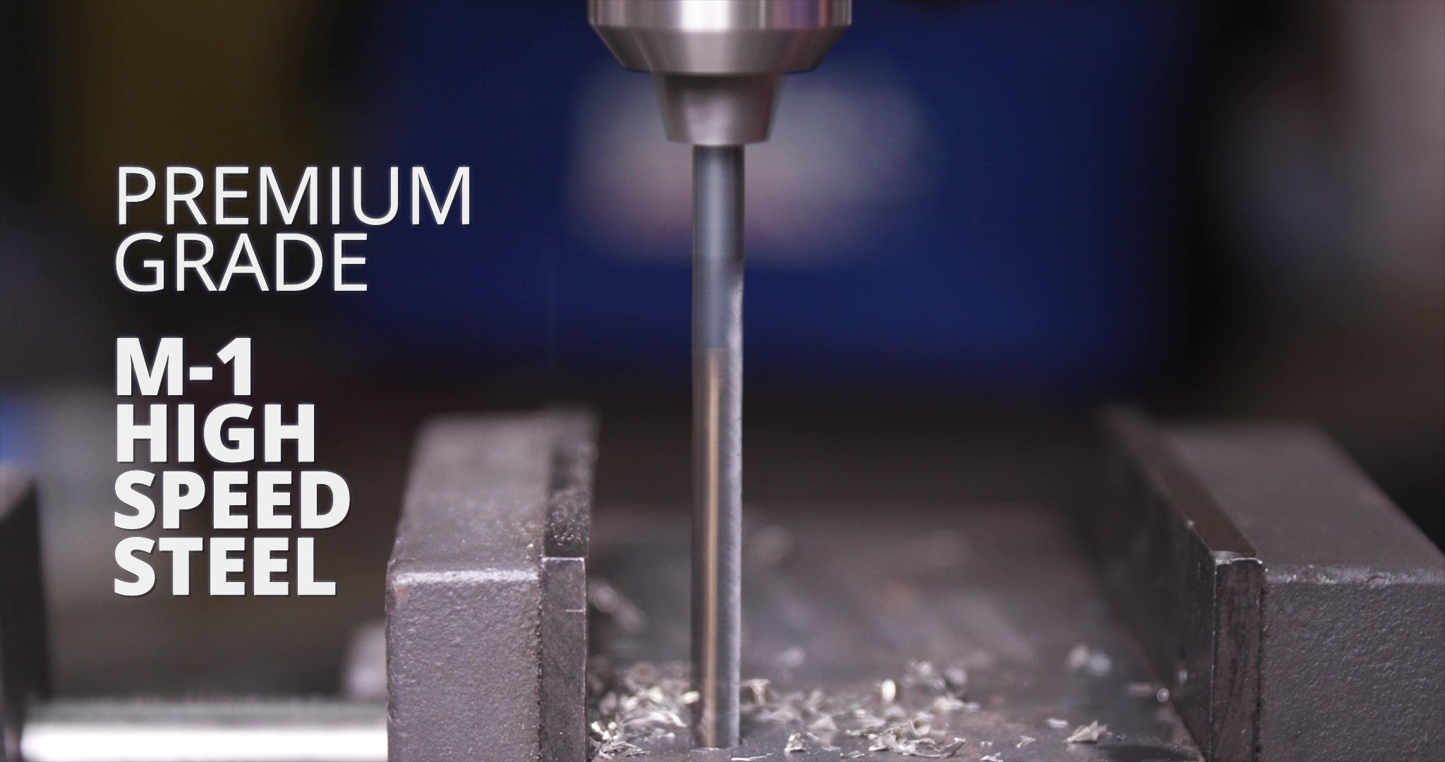 27/64" HSS Black & Gold Split Point Drill Bit with 3-Flat Shank, Contractor Series
