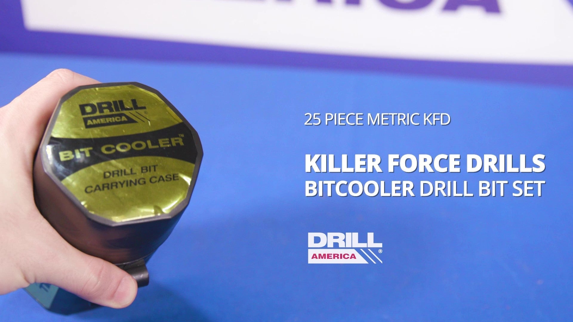 25 Piece HSS Killer Force Bit Cooler Drill Bit Set, 1.00mm - 13.00mm