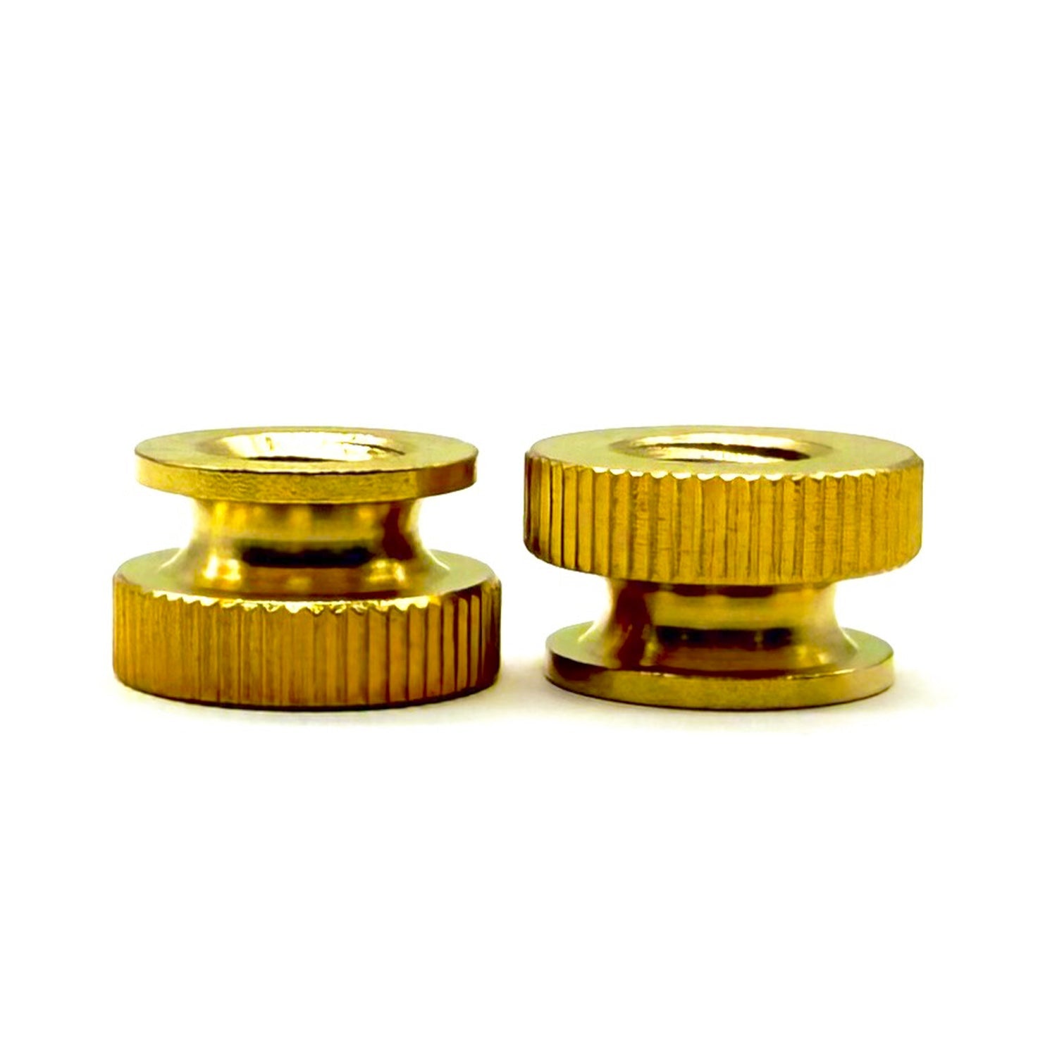#12-24 Brass Knurled Thumb Nut