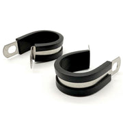 3/8" Stainless Steel Rubber Insulated Medium Duty Cable Clamp