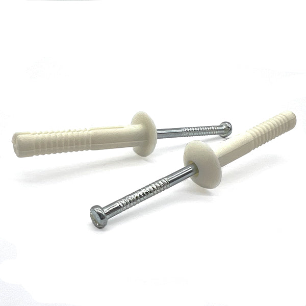1/4"x2" Mushroom Head Nylon Nail Anchors