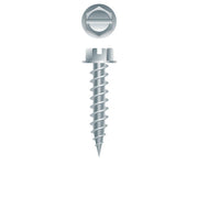 #8 SLT Strong-Point Hex Washer Head 8 x 1-1/2, 1/4 A.F., Zinc