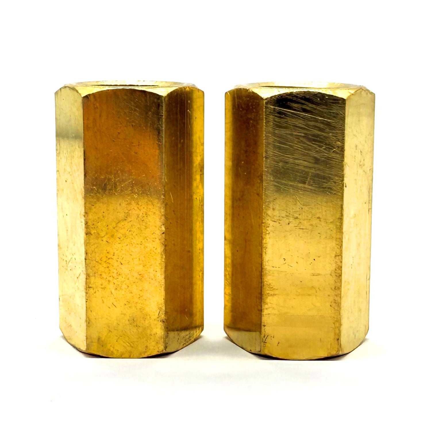 3/8"-16 X 1-1/8" Brass Coupling Nut