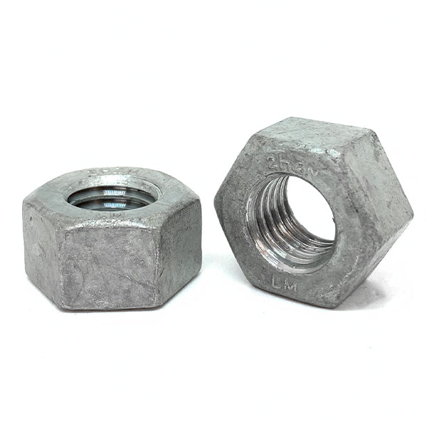 5/8-"-11 Grade 2H Heavy Hex Nuts Galvanized