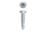#8 Strong-Point Pan Head 8-18 x 3/4, SQ, Zinc