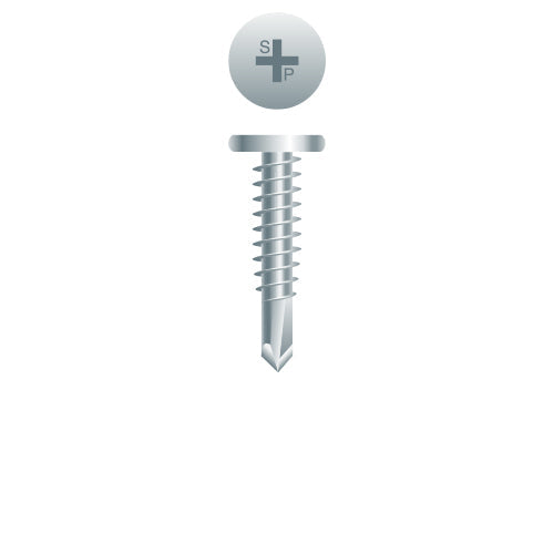 #10 Strong-Point Pancake Head 10-16 x 1, PH, Zinc
