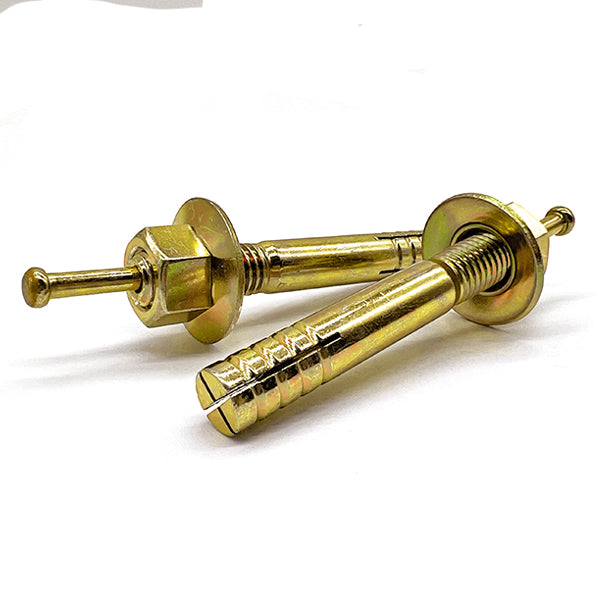 1/2"-13x3-1/2" Pin Drive Expansion Anchors Zinc Yellow