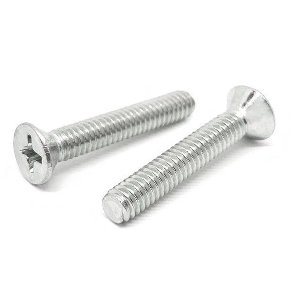 #6-32x1/4" Stainless Steel Phillips Flat Head Machine Screws Steel