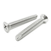 #6-32x1/2" 410 Stainless Steel Phillips Flat Head Type F Thread Cutting Screws