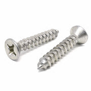 #8x1/2" Stainless Steel Phillips Flat Head Type A Self Tapping Screws