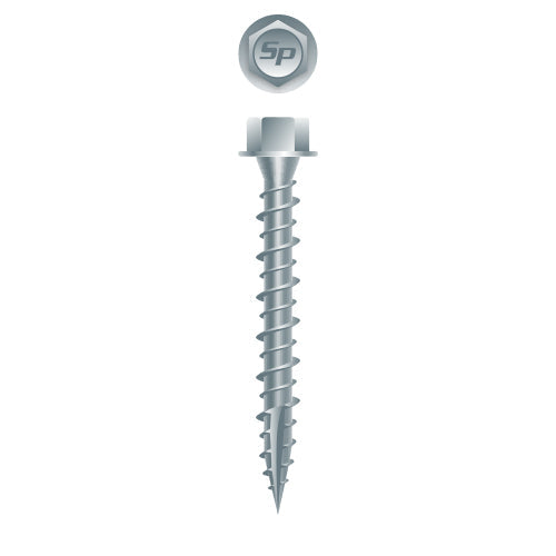 #10 Hi-Strong-Point Hex Washer Head 10-14 x 3, Hi-Low, Type '17', Strong-Shield