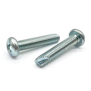 #8-32x3/4" Phillips Pan Head Type T Thread Cutting Screws Zinc Clear